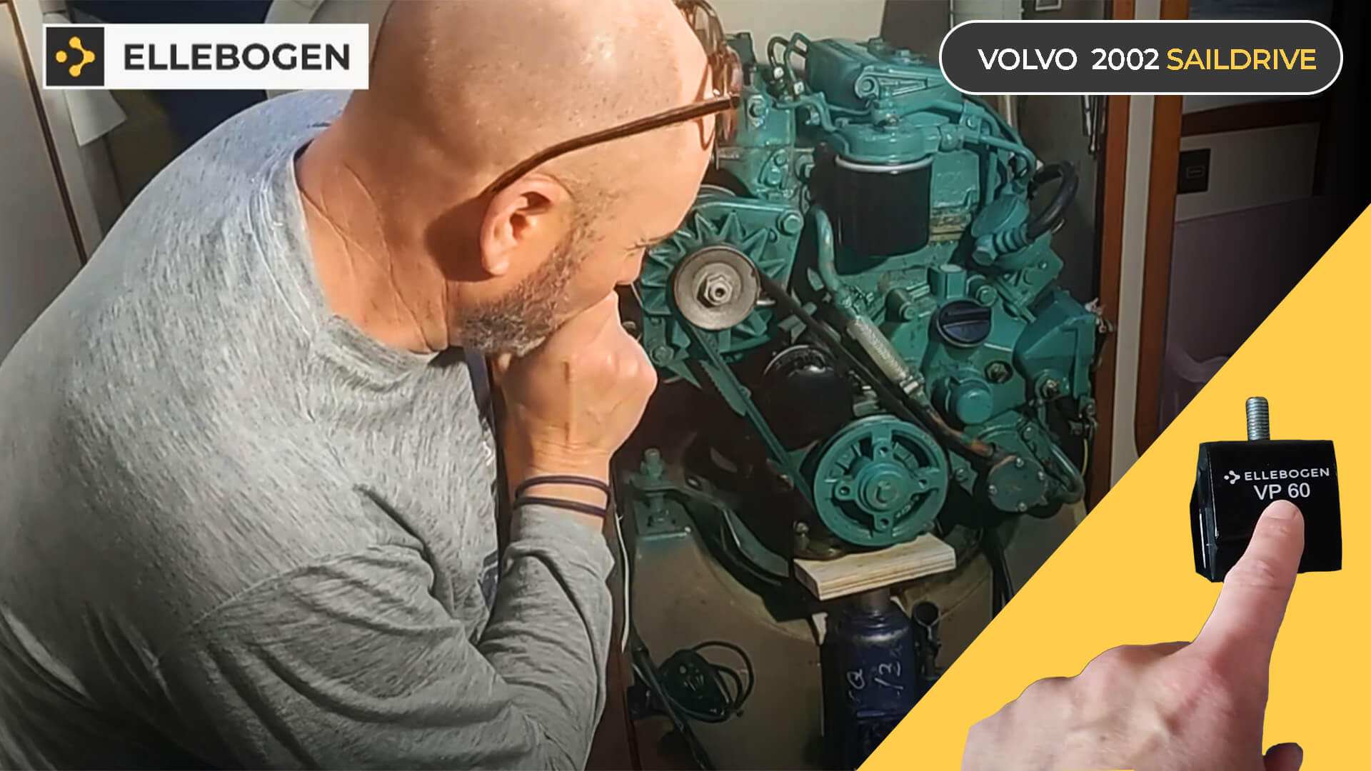 STEP-BY-STEP VIDEO RECORDED CASE OF A VOLVO  2002 SAILDRIVE. BY VELERO ESTRELLA POLAR